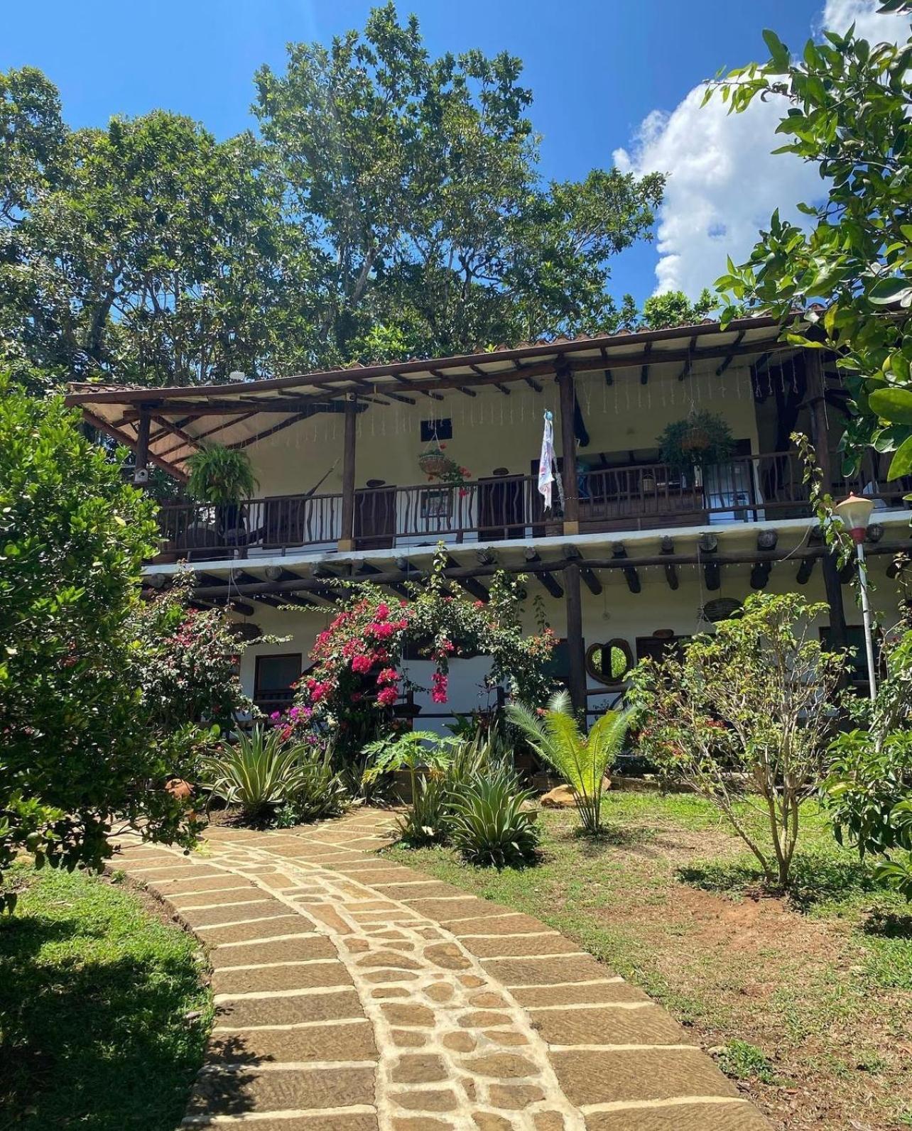 Hostal Villa San Rafael Barichara Exterior photo